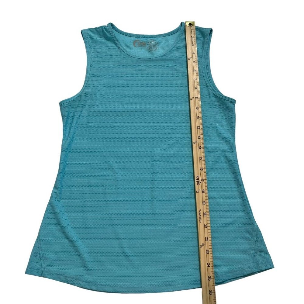 Zyia Active Women's Light Blue Sky Luxe Athletic Muscle Tank Top Size Small - Picture 6 of 6